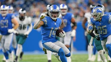 Amon-Ra St. Brown gelingt beim ersten Sieg der Detroit Lions ein Touchdown