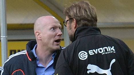 Matthias Sammer und Jürgen Klopp lieferten sich ein Kopf-an-Kopf-Duell