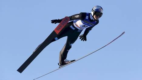 Perfekte Flughaltung in Lahti: Andreas Wellinger