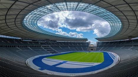 Sonst die Heimat von Hertha BSC: Das Olympiastadion