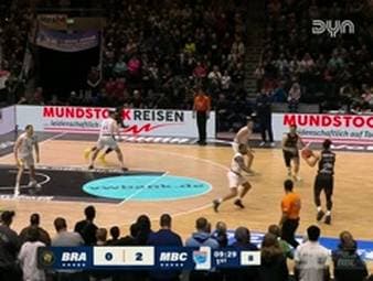 Spiel Highlights zu Basketball Löwen Braunschweig - SYNTAINICS MBC