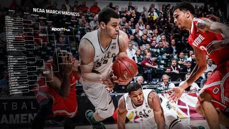 Der Deutsche Gavin Schilling hofft mit Michigan State auf den erneuten Einzug ins Final Four