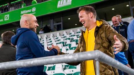 Alfred Schreuder (l.) wird Co-Trainer von Julian Nagelsmann