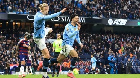 Marmoush macht aus seiner Tor-Premiere für City einen lupenreinen Hattrick