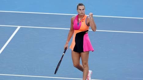 Guter Start: Aryna Sabalenka ist weiter