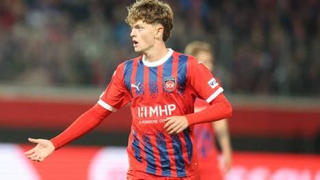 Paul Wanner erzielte in der Conference League das Siegtor für Heidenheim