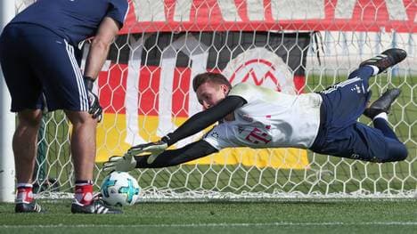 Ron-Thorben Hoffmann reiste im Winter mit den Profis ins Trainingslager in Doha