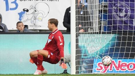 Oliver Baumann patzte beim Spiel seiner TSG 1899 Hoffenheim gegen den VfL Wolfsburg gleich zweimal