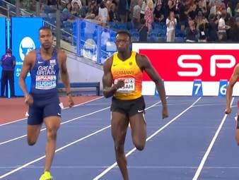 Starker Tag für die deutschen Athleten bei der Leichtathletik-EM. Owen Ansah sprintet sich zu Gold über 200 Meter. Auch Hürdenläufer Emil Agyekum und Diskuswerferin Shanice Craft tüteten Edelmetall ein.