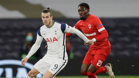 Gareth Bale (l.) leitete den Sieg der Spurs ein