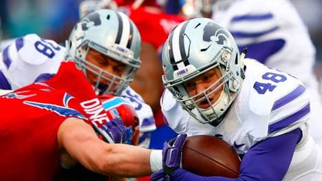 Glenn Gronkowski (r.) könnte bald in der NFL spielen