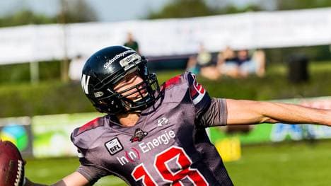 Quarterback Thomas Schmidtke gelang mit den Kirchdorf Wildcats ein Sieg gegen die Munich Cowboys
