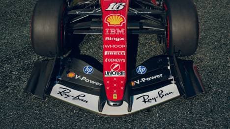 Sieben Sterne zieren den Ferrari in Monza