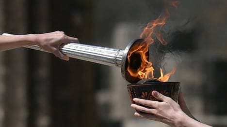 Beim Fackellauf wird die Etappe  Miyakojima ausgelassen