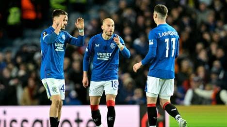 Die Rangers kamen in der Europa League ins Viertelfinale