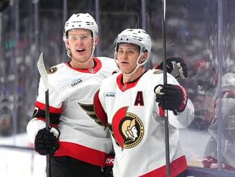 Stützle-Doppelpack bei Sieg - auch Draisaitl gewinnt