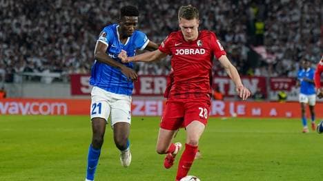 Ginter (r.) mit Freiburg im Achtelfinal-Rückspiel