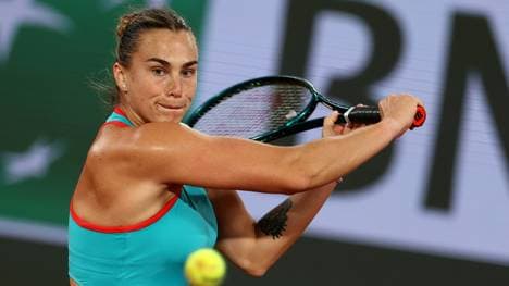 Voller Fokus auf den Titel: Aryna Sabalenka
