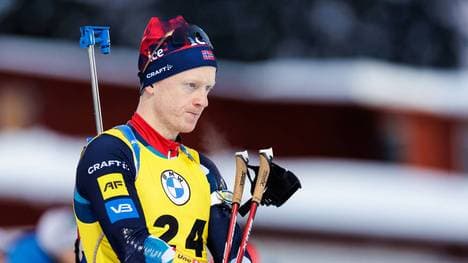 Johannes Thingnes Bö läuft seiner Top-Form zurzeit hinterher