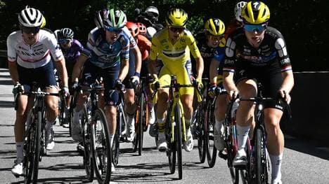 Mittendrin: Gesamtsiegerin Pauline Ferrand-Prévot in Gelb