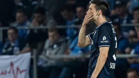 Keven Schlotterbeck hofft trotz der Pleite im Relegations-Hinspiel noch auf den Klassenerhalt mit Bochum