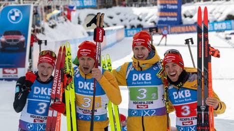 Will erneut aufs Podest laufen: Die deutsche Herren-Staffel