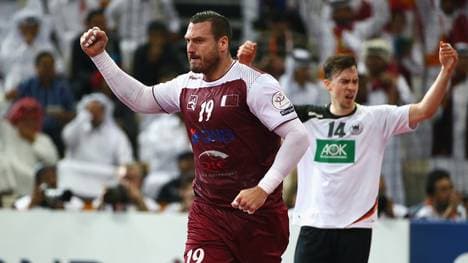 Der Spanier Borja Vidal (l.) erzielte gegen Deutschland vier Tore für Katar