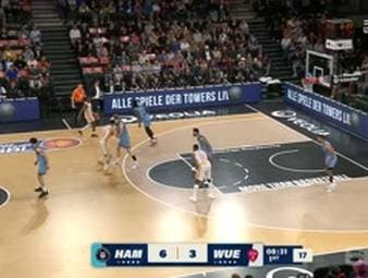 Spiel Highlights zu Veolia Towers Hamburg - Fitness First Würzburg Baskets