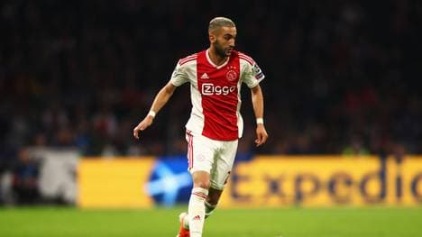 Hakim Ziyech bei Ajaxg gegen Tottenham Hotspur im Champions League Halbfinale Rückspiel