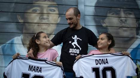Walter Rotundo nennt seine Kinder Diego, Mara und Dona