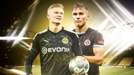 Leo Ostigard (r.) spricht über seinen Kumpel Erling Haaland