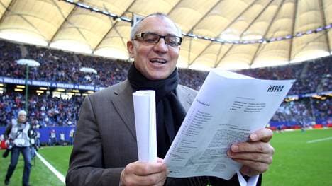 Felix Magath Hamburger SV v FC Schalke 04 - Bundesliga