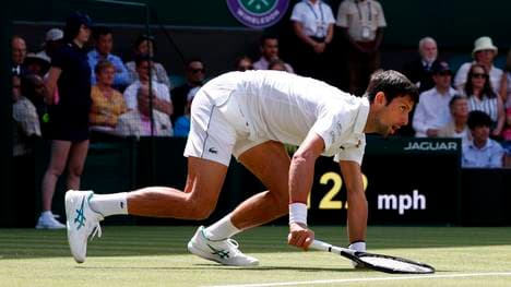 Novak Djokovic hat rund um Wimbledon derzeit nicht nur auf dem Platz zu kämpfen