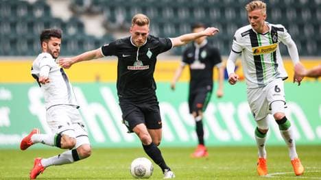 Max Wegner (m.) spielte seit 2011 bei Werder Bremen