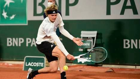 Alexander Zverev steht in Roland-Garros in Runde zwei