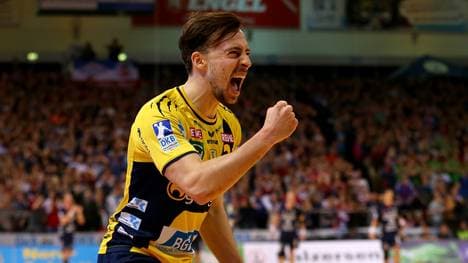 Patrick Groetzki feierte mit den Rhein-Neckar Löwen einen Kantersieg