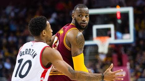 LeBron James erzielte 28 Punkte gegen Toronto