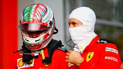 Charles Leclerc (l.) schnitt bei den Teamchefs deutlich besser ab als Sebastian Vettel (r.)