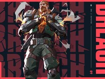 In Valorant gibt es eine große Bandbreite an Agenten, die allesamt eigene Fähigkeiten mitbringen. Breach ist einer der gefährlichsten, weil seine Fähigkeiten durch Wände gehen können.