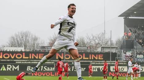 Fisnik Asllani verpasste mit der SV Elversberg knapp den Aufstieg in die Bundesliga