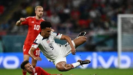 Wales-USA war am Montag das WM-Spiel mit höchster Quote