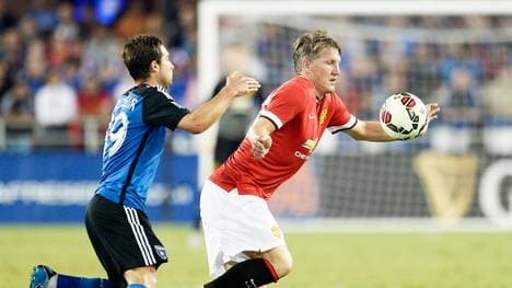 Bastian Schweinsteiger wurde zur zweiten Halbzeit eingewechselt