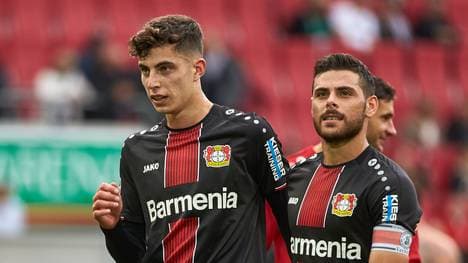Kevin Volland (r.) wird Bayer wohl verlassen
