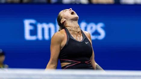 Aryna Sabalenka steht erneut im Finale der US Open