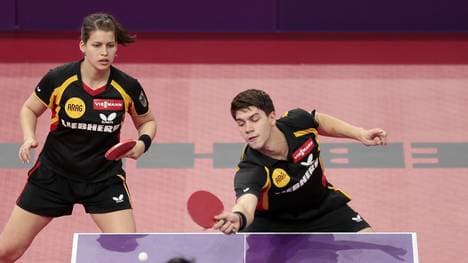 Patrick Franziska und Petrissa Solja im Tischtennis-Mixed