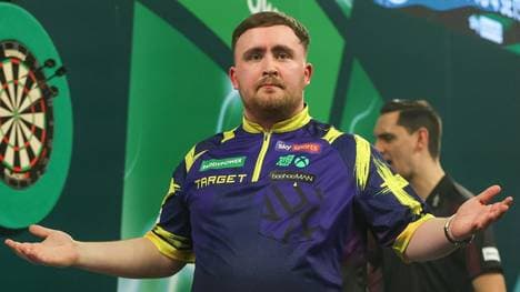 Luke Littler reagiert auf die Buhrufe