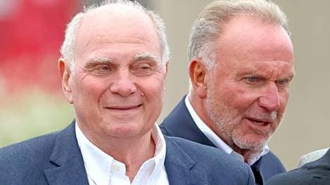 Karl-Heinz Rummenigge (r.) und Uli Hoeneß