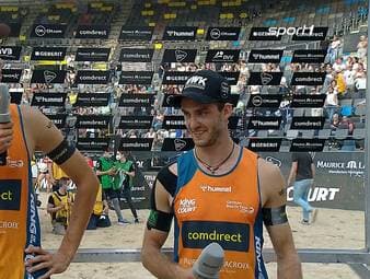 Clemens Wickler hat "alles reingehauen" und schickt eine Kampfansage an die internationale Konkurrenz, Julius Thole ist begeistert vom King of the Court-Format. Die beiden Sieger des nationalen Turniers im SPORT1-Interview.