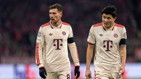 Leon Goretzka (l.) und Minjae Kim fehlten im Bayern-Training