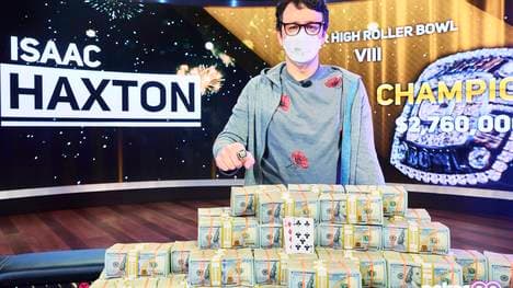 Überragendes Jahr für Isaac Haxton